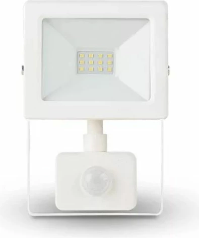 Reflektor LED ASALITE ASAL0291 Slim 10W 4500K 900 lm me sensor lëvizjeje, i bardhë