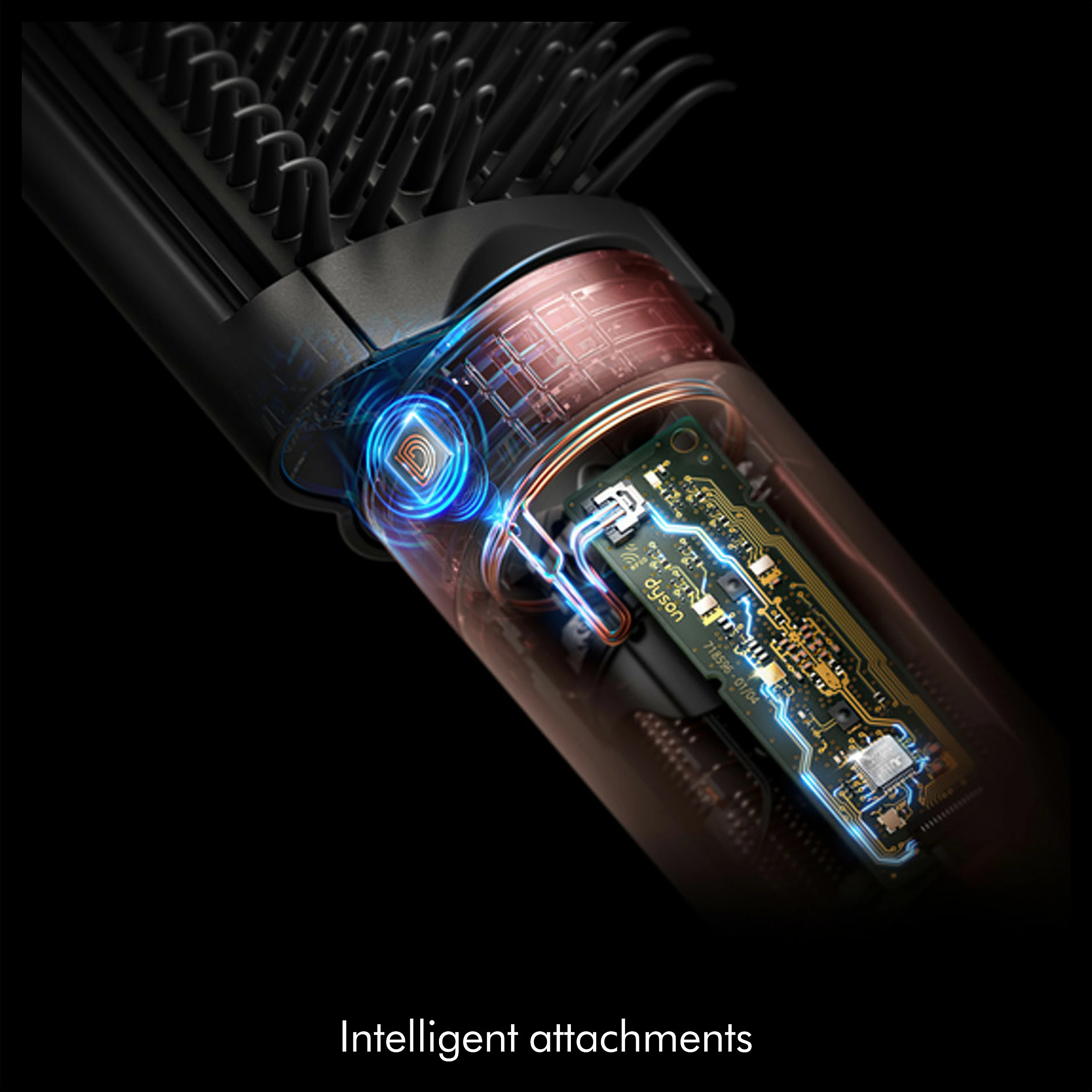 Stajler multifunksional për flokë Dyson Airwrap Multistyler Co-anda 598775-01, Straight + Wavy, vjollcë/bronze