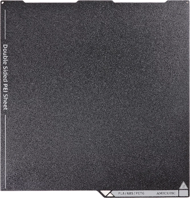 Pllakë ndërtimi PEI Anycubic S010216 268×256 mm për Kobra 3/Combo/V2/V2 Combo, e zezë