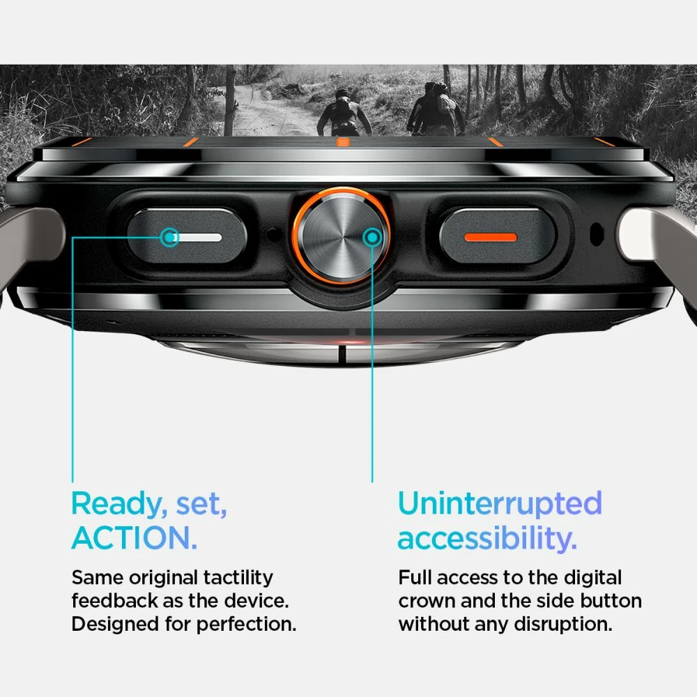 Rrip Spigen Fit Lite për Galaxy Watch Ultra 47mm, i zi