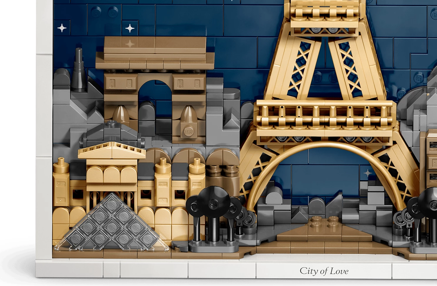 Set LEGO Architecture Paris – City of Love 21064, 958 copë