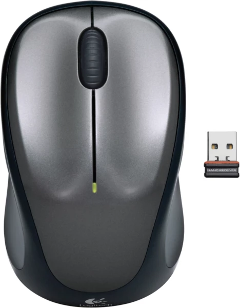 Maus wireless Logitech M235, nano USB, 3 butona, optik, gri