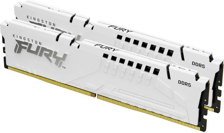 RAM Memorje Kingston FURY Beast KF560C30BWEK2-32 32GB (2x16GB) DDR5 6000MHz CL30 EXPO e bardhë