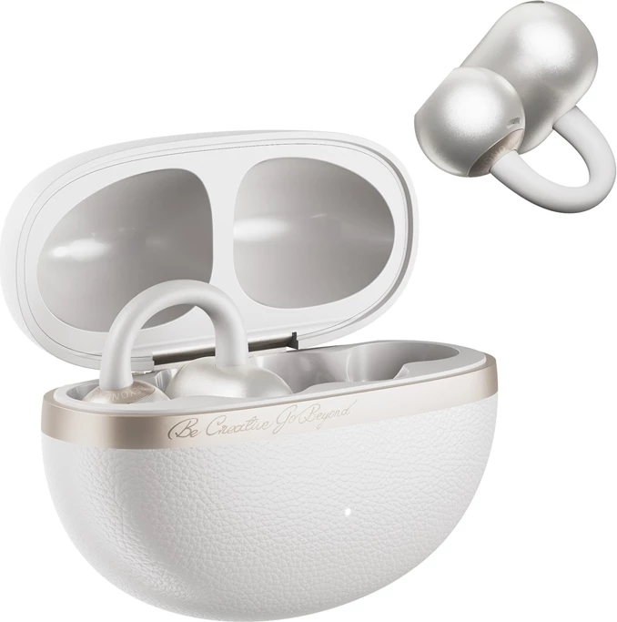 Kufje wireless QCY Crossky C50, Bluetooth 6.0, mikrofon, IPX5, të bardha