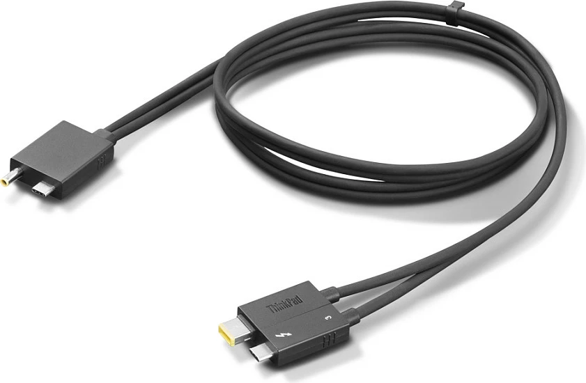 Kabllo Thunderbolt 4 Lenovo 4X91K16970, 0.7 m, 40 Gbit/s, e zezë