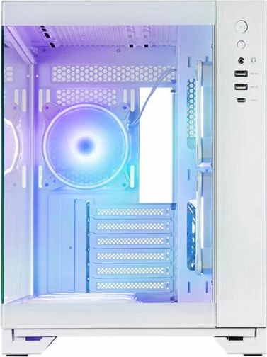 Kasë CHIEFTEC VISIO GM-30W-TG-OP ATX USB 3.2 Gen2 Type-C A-RGB, e bardhë