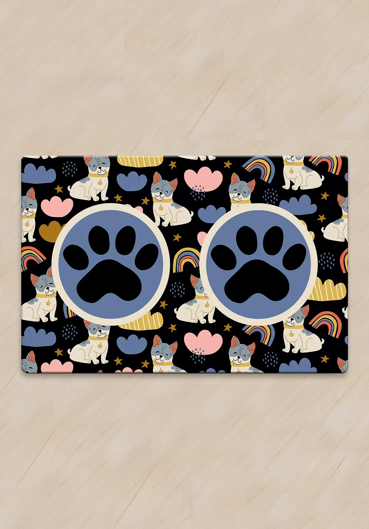 Tapet për rërë maceje, Paws & Whiskers, Wolkig, shumëngjyrësh, 40x60cm