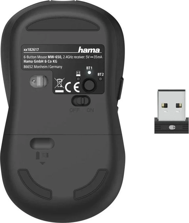 Maus wireless MW-650, 2.4GHz, i zi 