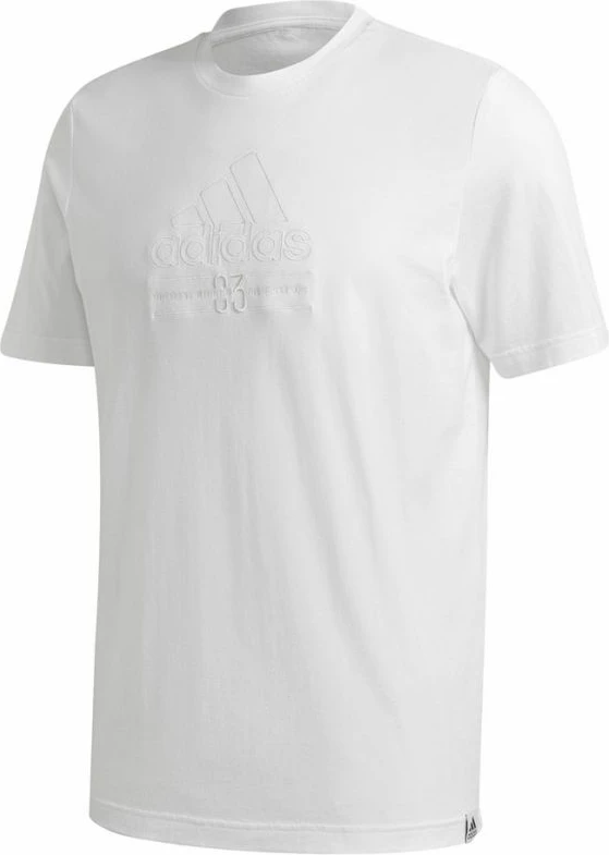 Maicë për meshkuj adidas, e bardhë