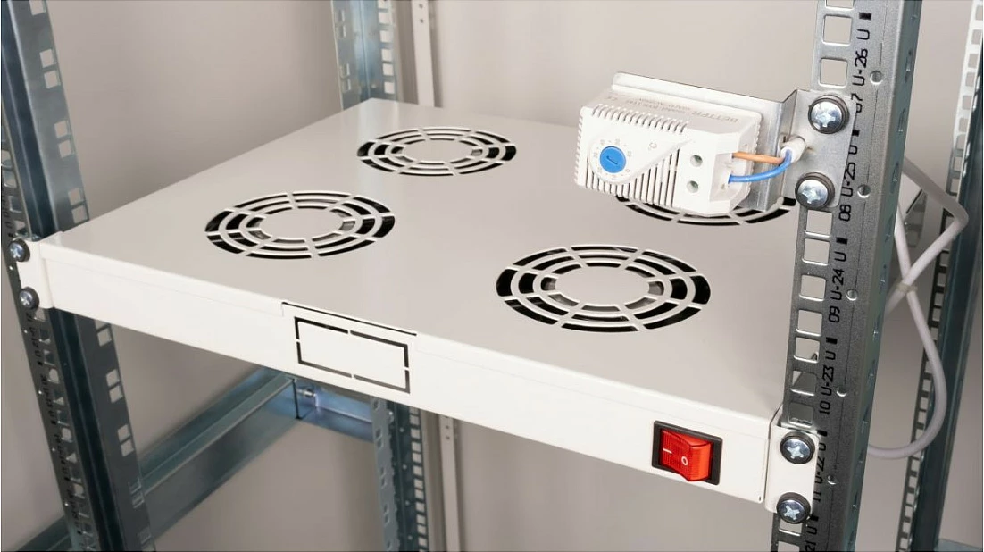 Modul ventilatorësh Equip 19", 4x ventilatorë, 1U, gri e lehtë