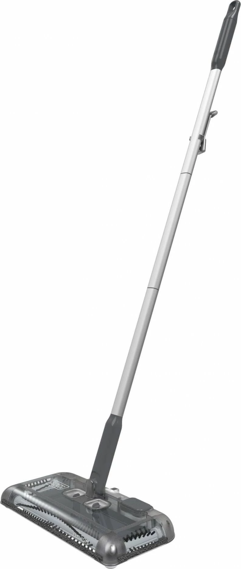 Fshesë me furçë pa kabllo Black+Decker PSA215B-QW, bateri Li-Ion 3.6V, kokë rrotulluese 360°, 3 furça turbo, bazë karikimi, e zezë/gri