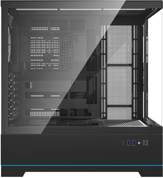 Kasë Darkflash DY451, Big Tower, pa ventilatorë, e zezë