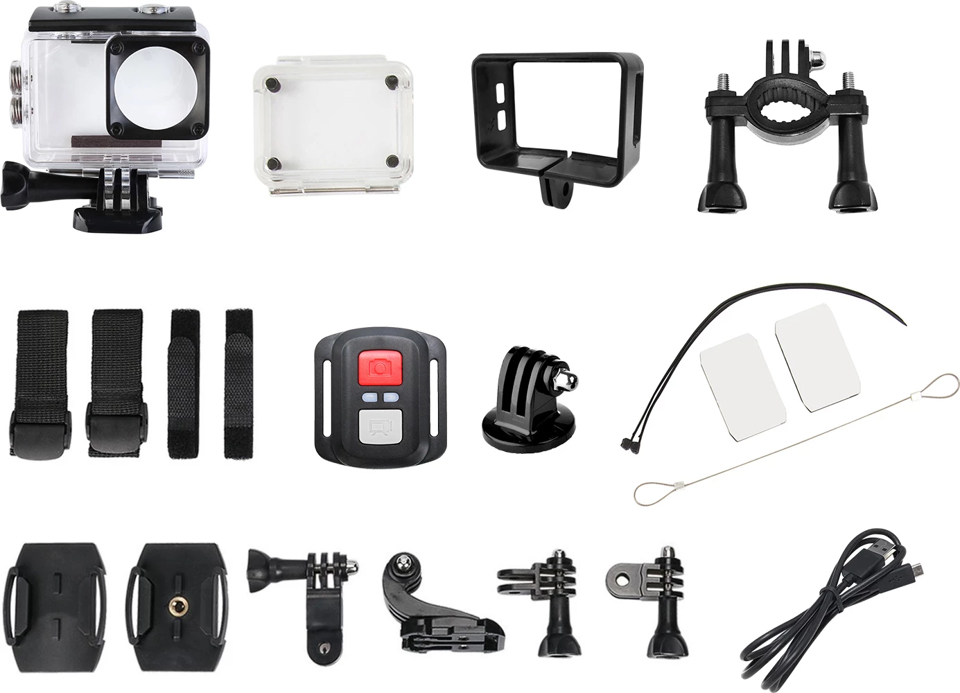 Kamerë aksioni Moye Venture 5K Duo V2, 50MP, dy ekranë, Wi‑Fi, microSD deri 128GB