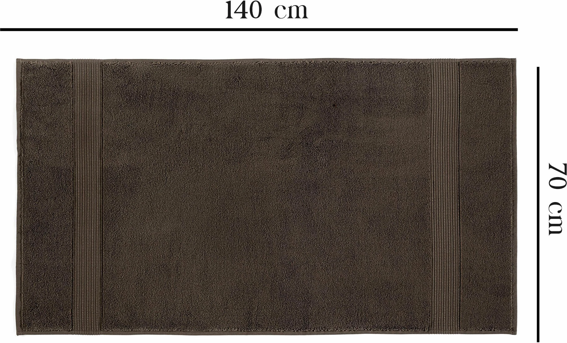 Peshqir banje Mijölnir, Chicago Bath, 70x140cm, kafe