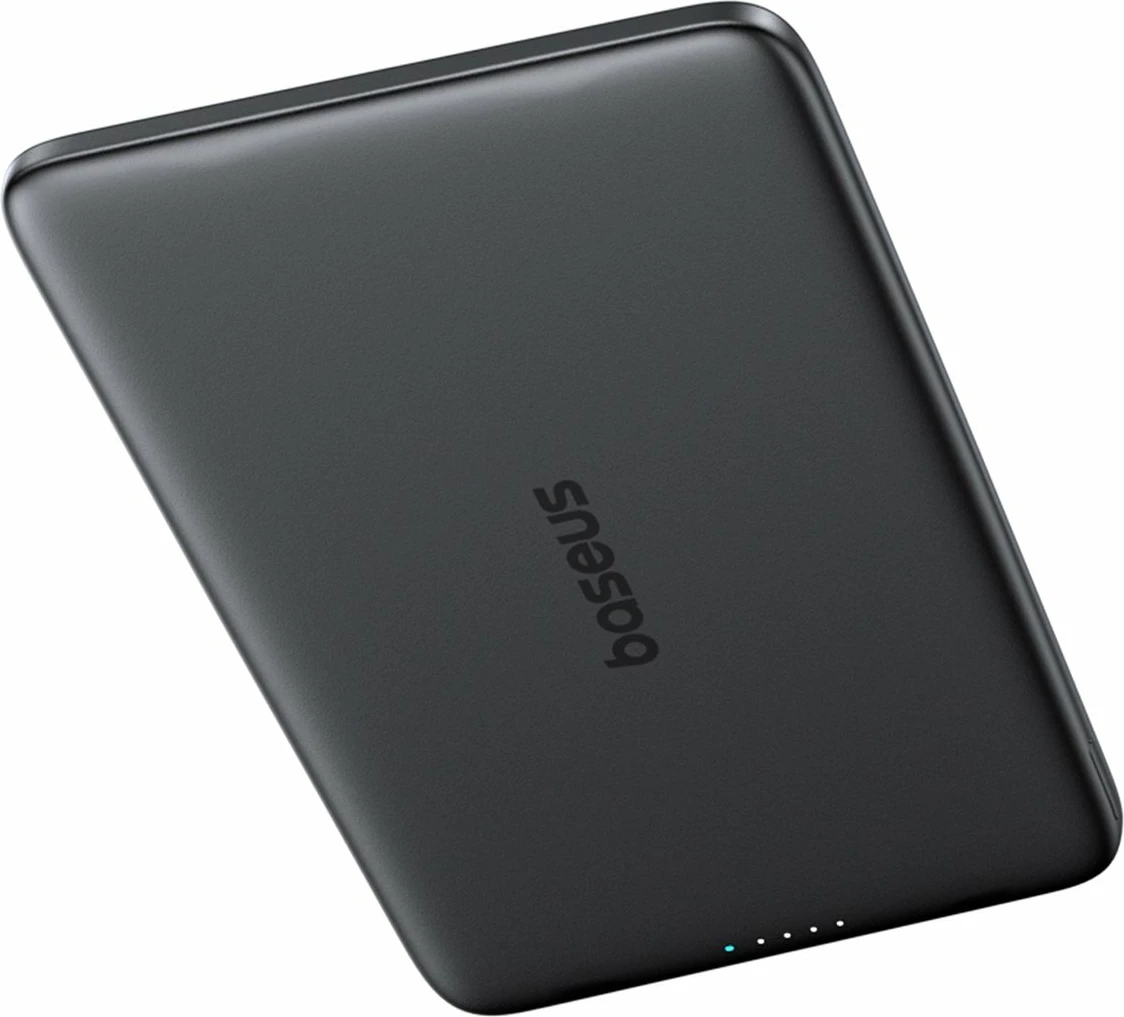 Powerbank Baseus PicoGo AM41 5000mAh 20W MagSafe ultra-slim, i zi, me kabllo USB-C 60W 30cm