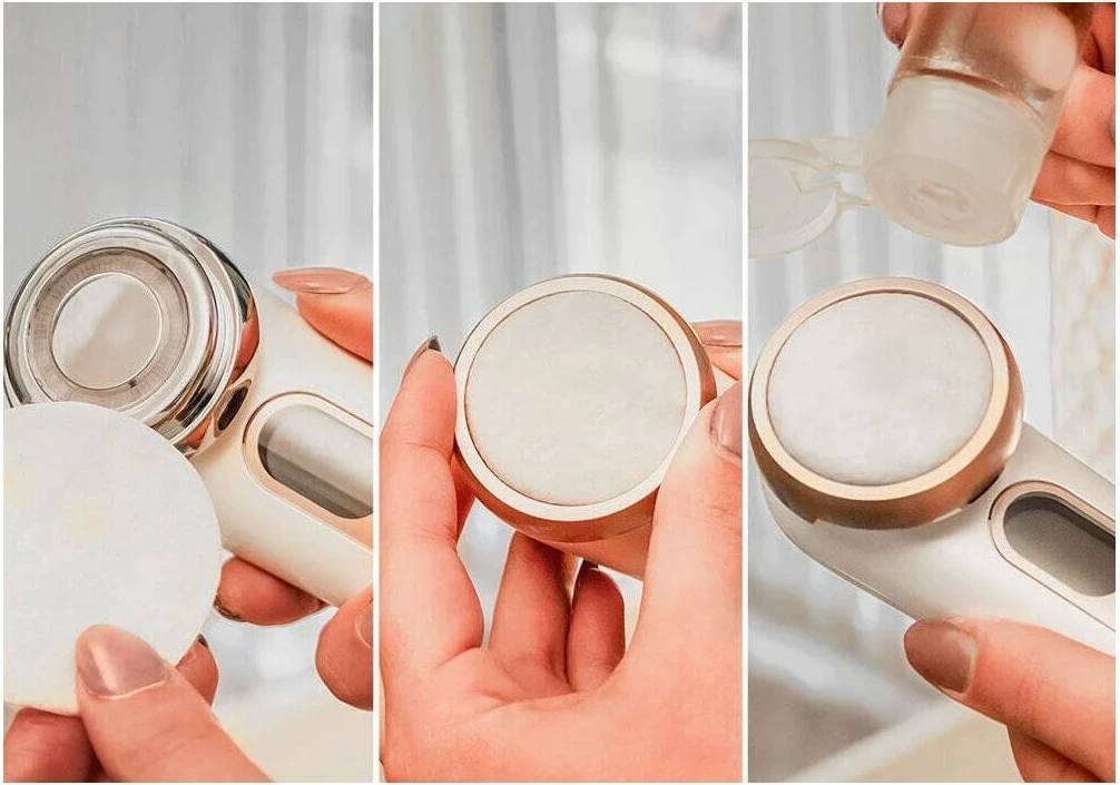 Masazhator fytyre Cecotec Bamba FaceCare LightSonic, i bardhë