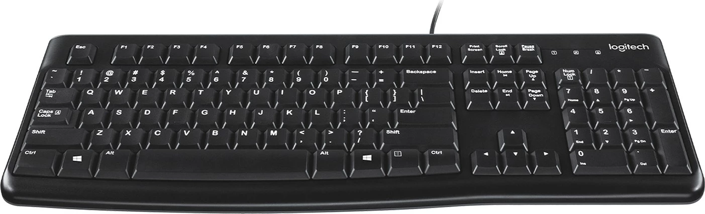 Tastierë Logitech K120 për Biznes, Wired, USB, QWERTY, Ngjyrë e zezë