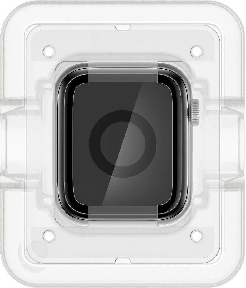 Mbrojtës ekrani Spigen ProFlex EZ Fit Hybrid Glass për Apple Watch 4/5/6/SE 44mm, 2 copë, Zi