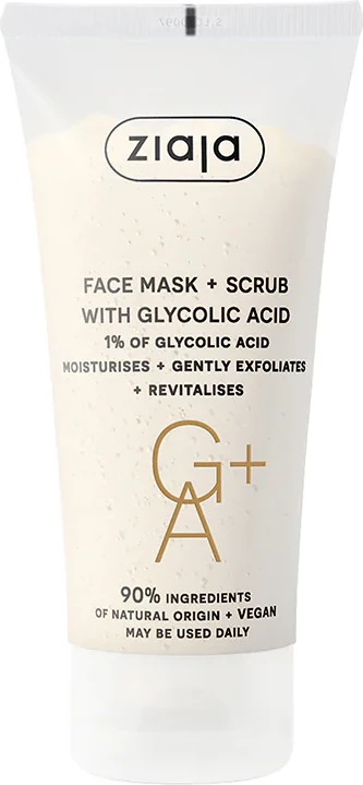 Maskë dhe Skrab për Fytyrën me Acid Glikolik 55ml