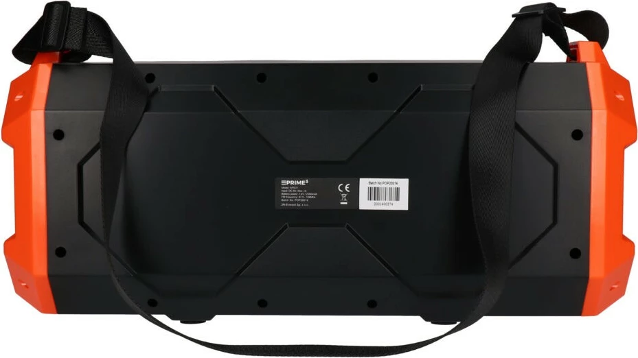 Altoparlant portativ PRIME3 APS31 me Bluetooth dhe karaoke, 100W, i zi/portokalli