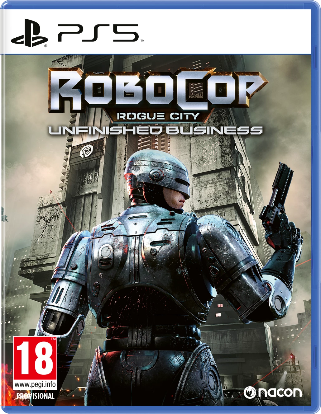 Lojë PS5 Nacon Gaming RoboCop: Rogue City – Unfinished Business PEGI 18