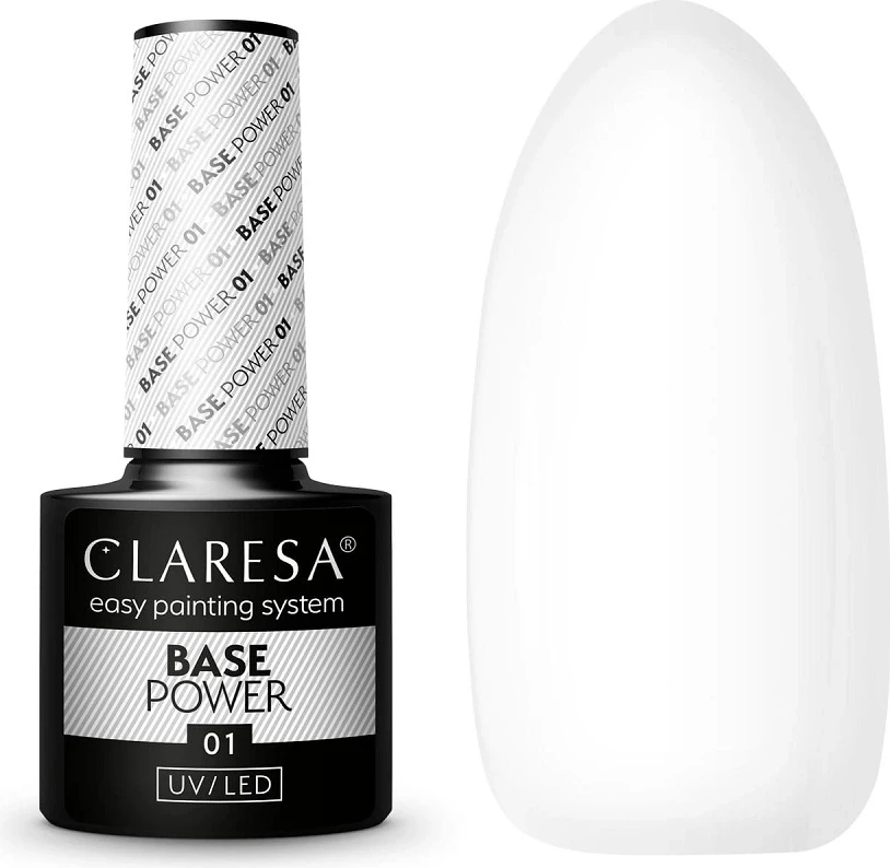 Bazë hibride për thonj Claresa Base Power Hybrid Base 01 për femra, 5g
