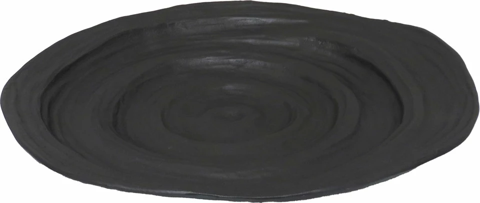 Tabaka dekorative ARTIOM, alumini, e zezë, 42x41x6 cm