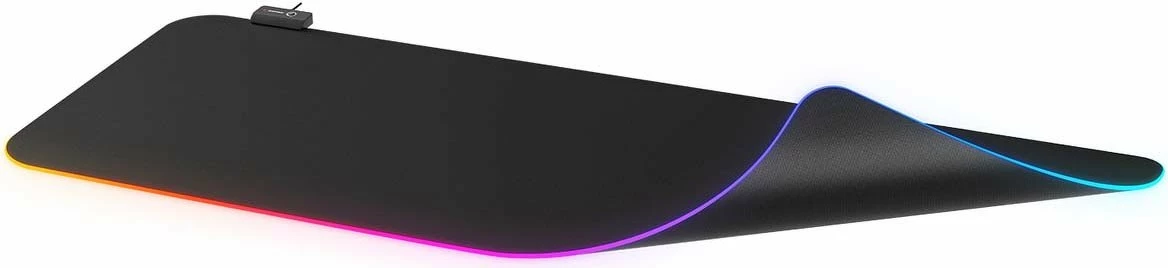 Mauspad gaming Rampage MP-24 RGB 30x80cm RGB 3mm e zezë