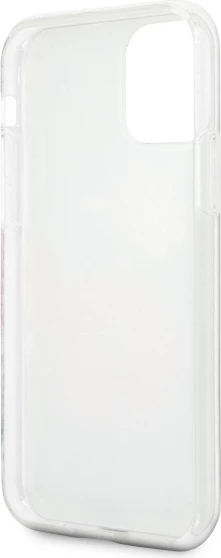 Mbështjellës Guess GUHCN65IMLFL01 për iPhone 11 Pro Max, Flower Collection, zi