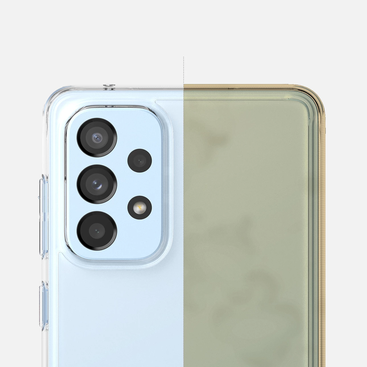 Mbështjellës Ringke Fusion për Samsung Galaxy A73, transparent