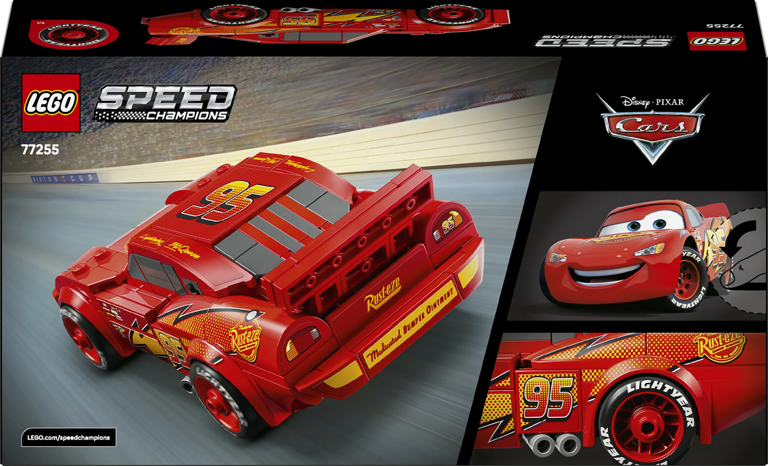 Set ndërtimi LEGO Speed Champions Lightning McQueen 77255, 270 copë, 9+ vjeç, shumëngjyrësh
