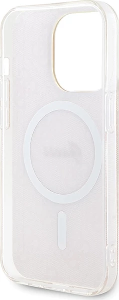 Mbështjellës Guess IML 4G MagSafe për iPhone 15 Pro, Rozë