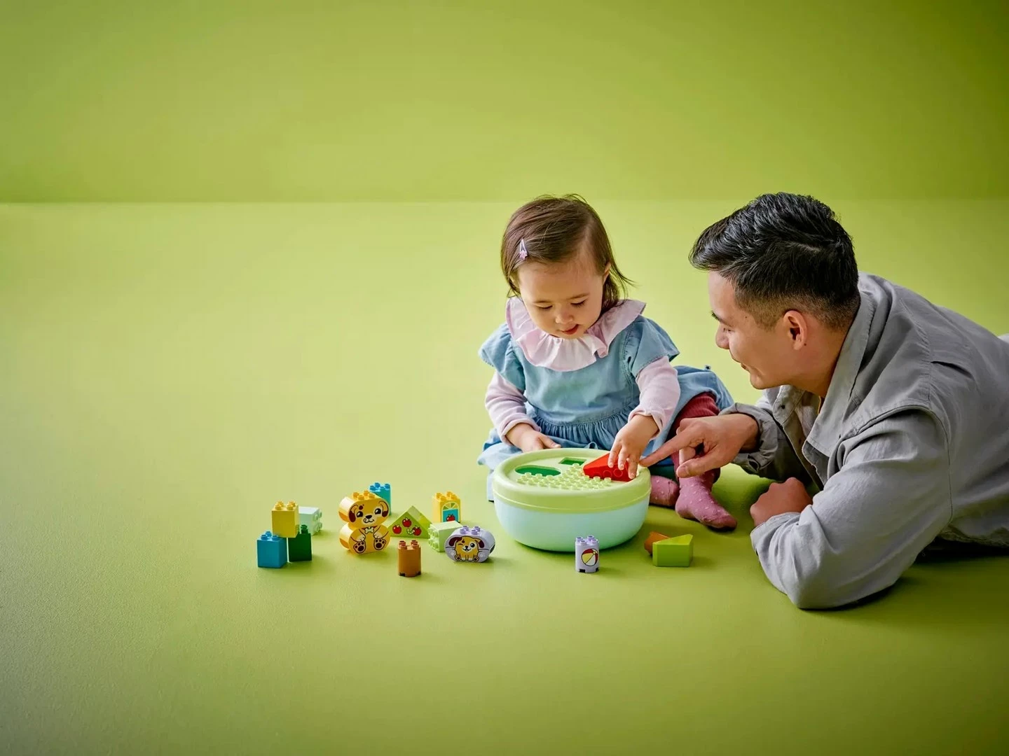 Set lodrash LEGO DUPLO Shape Sorter: Puppy House 10441, 17 pjesë, shumëngjyrëshe