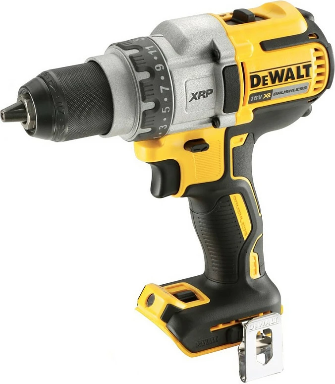 Shurubdrillë DeWALT 18V, Li-Ion, 3 shpejtësi, mandrinë pa çelës, verdhë/zezë