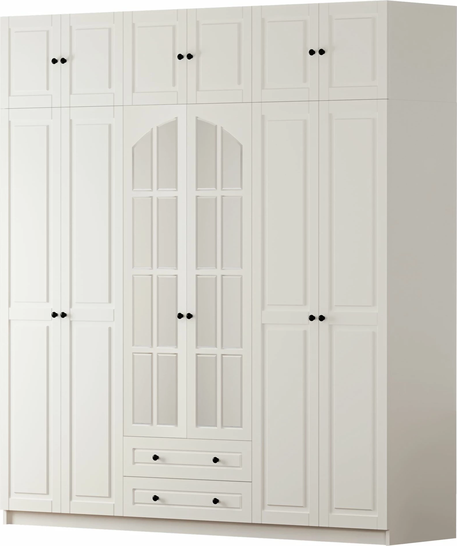 Dollap Skye Decor, ngjyrë e bardhë mat, RB-185-15