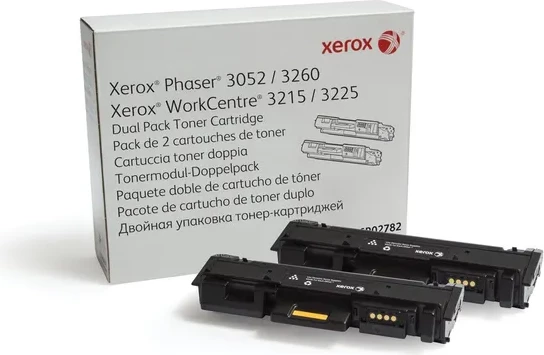 Toner XEROX 106R02782 6000 faqe (2x3000), 2 copë, e zezë