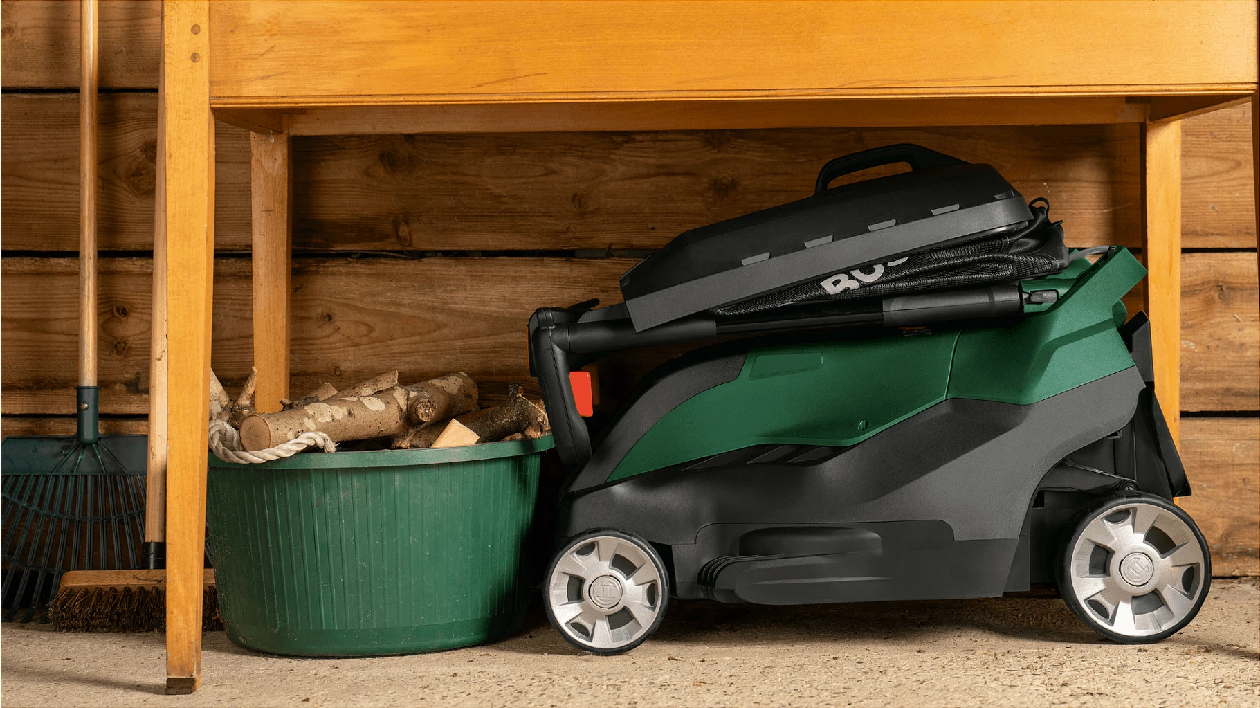 Kositëse bari Bosch AdvancedRotak 44-750, 1800 W, kosh 50 L, e gjelbër/zezë
