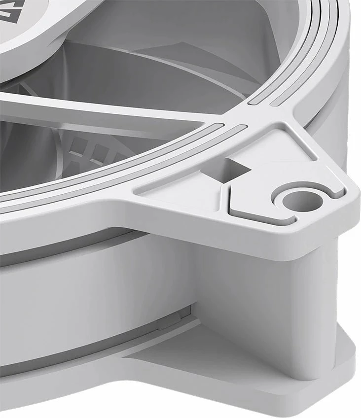 Ventilator kasë PC Modecom Volcano Apex 120 ARGB Reverse FAN-APEX-120R-ARGB-20 120mm 4-pin PWM i bardhë, 1 copë