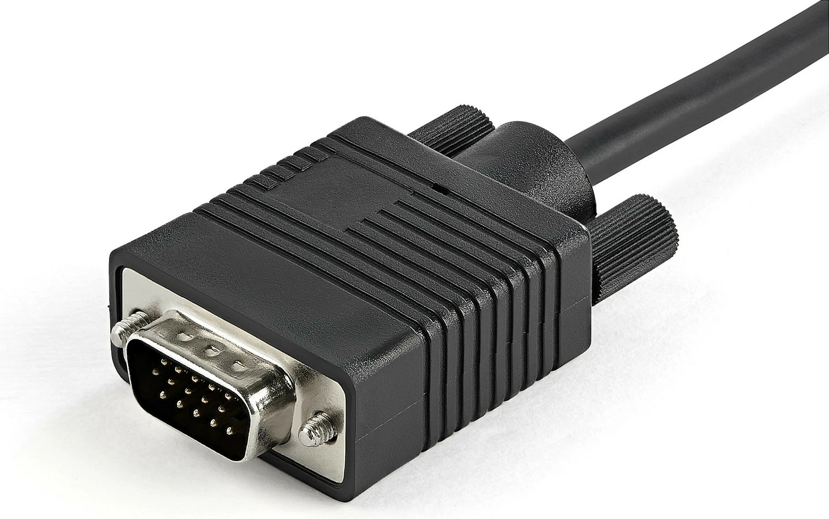 Adapter KVM StarTech NOTECONS02X, USB në VGA, 1920x1200 Full HD, me kabllo të integruara, i zi