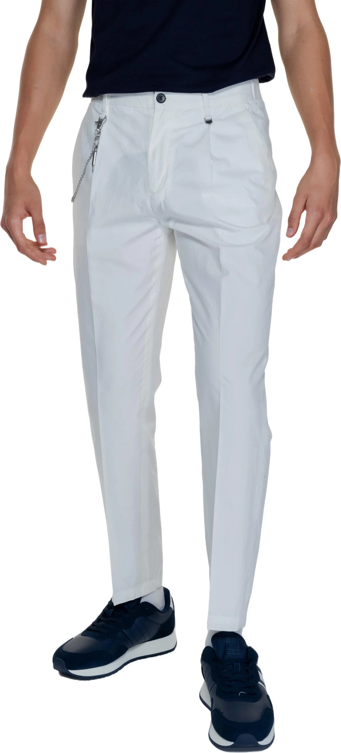 Pantallona për meshkuj Antony Morato Andreas Regular Fit MMTR00716-FA900125, të bardha