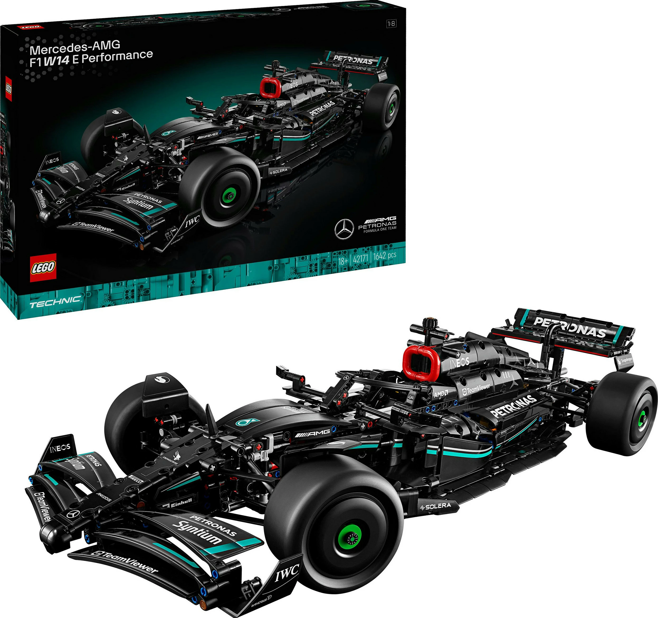 Set ndërtimi LEGO Mercedes-AMG F1 W14 E Performance, 1642 pjesë