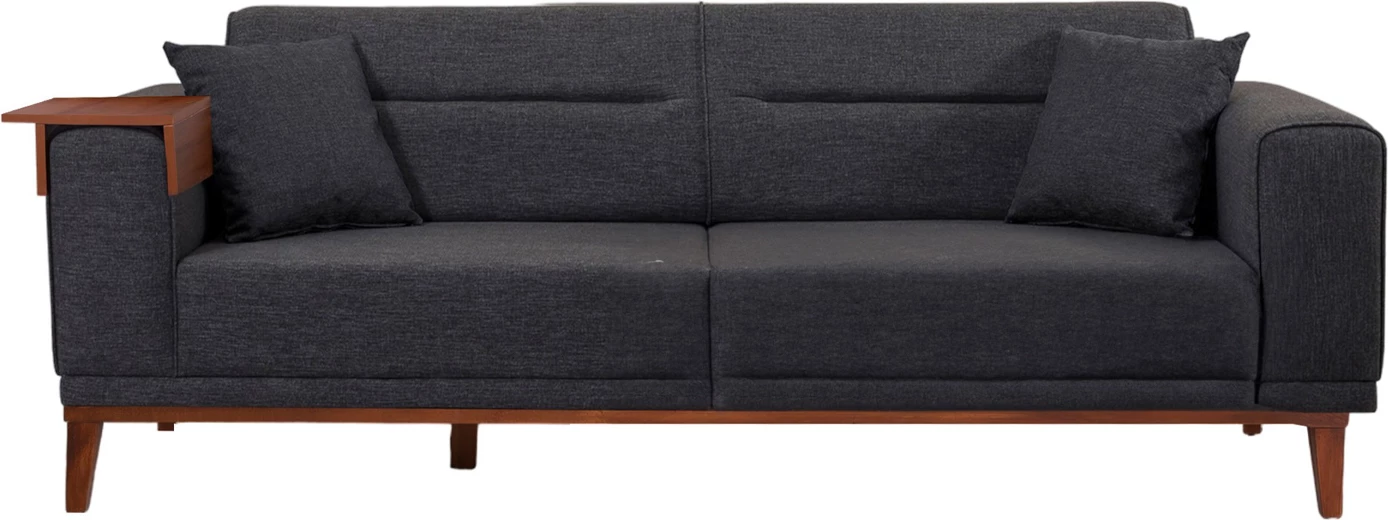 Divan-krevat 3 vendësh Atelier del Sofa, ngjyrë antracit, Liones