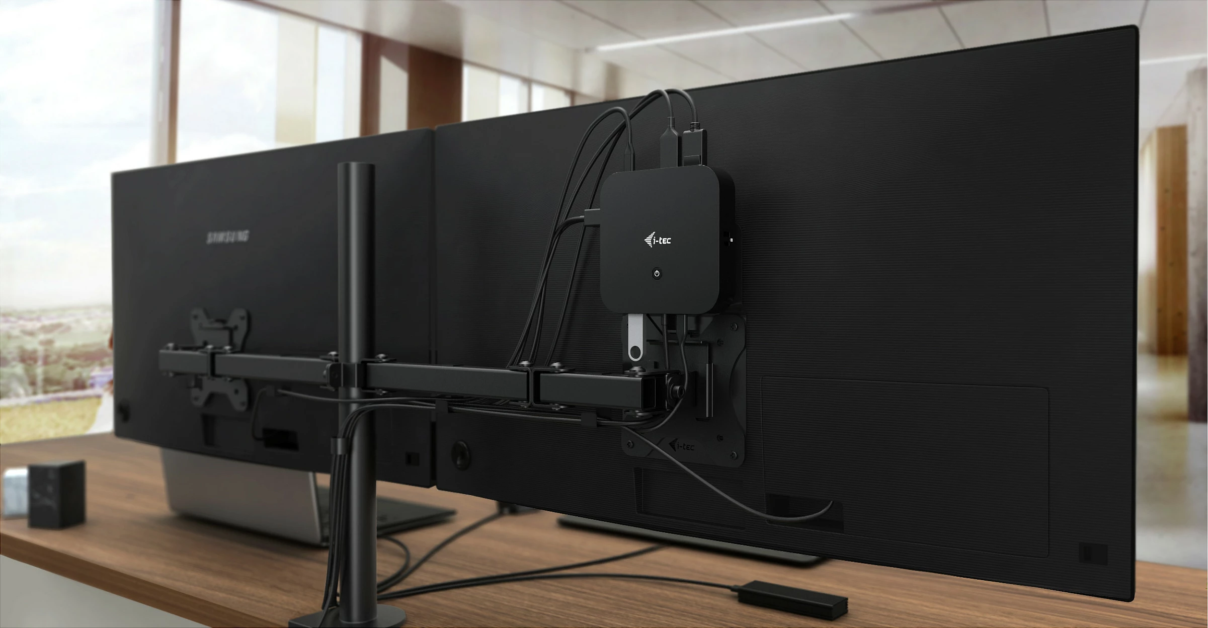 Stacion docking I-Tec USB-C, HDMI + DisplayPort, LAN Gigabit, Power Delivery 100W, 2x 4K@60Hz, i zi