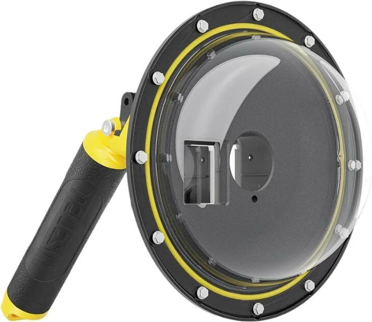 Kasë dome port Telesin OA-DMP-001 për DJI Action 3/4, efekt 50/50, deri 30m, me aksesorë