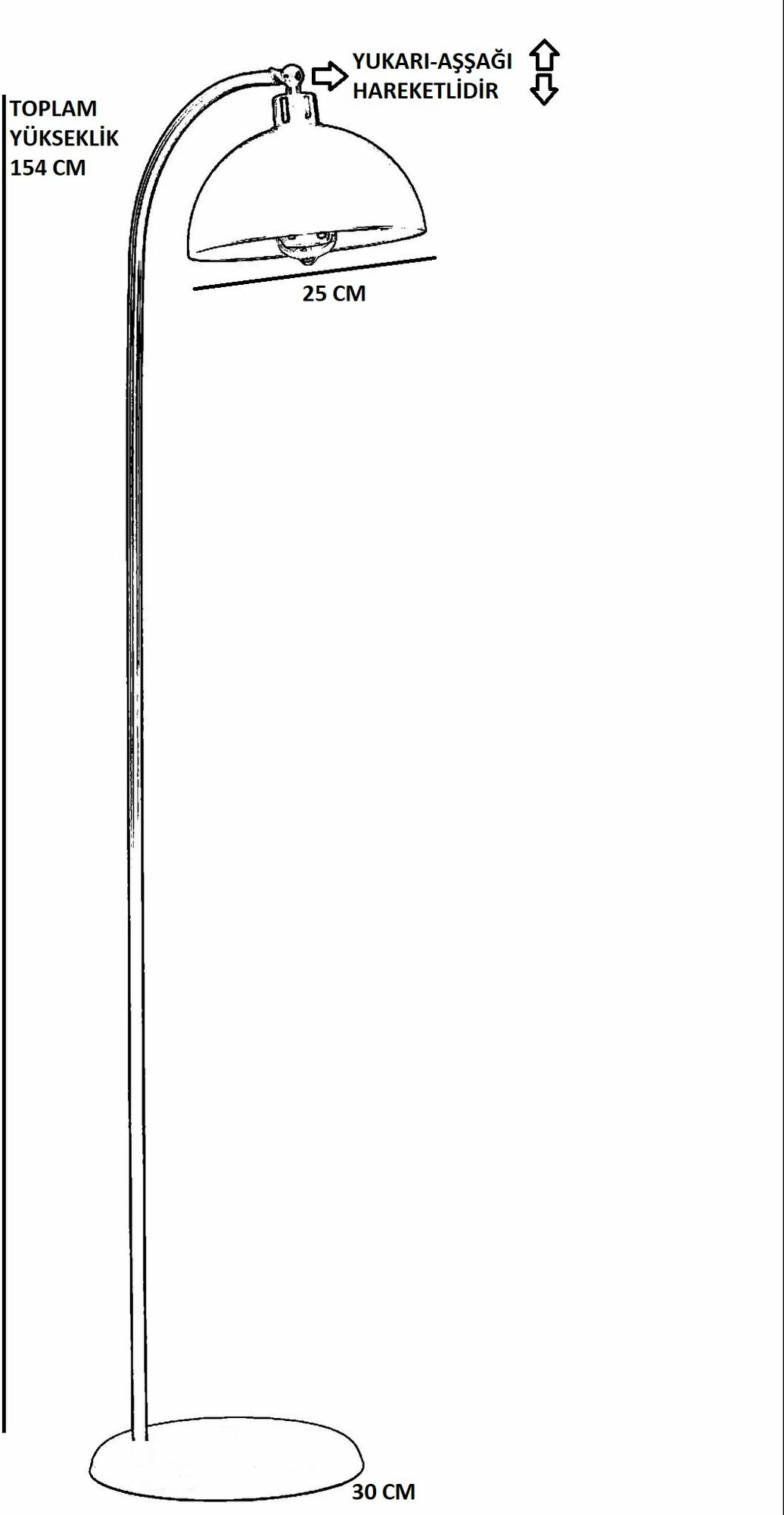 Llambë dyshemeje Opviq, e bardhë, 8916-5