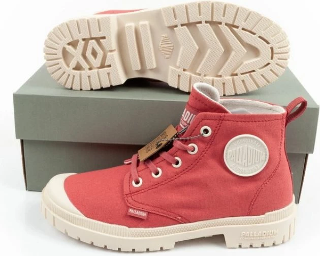 Këpucë lifestyle Palladium, të kuqe