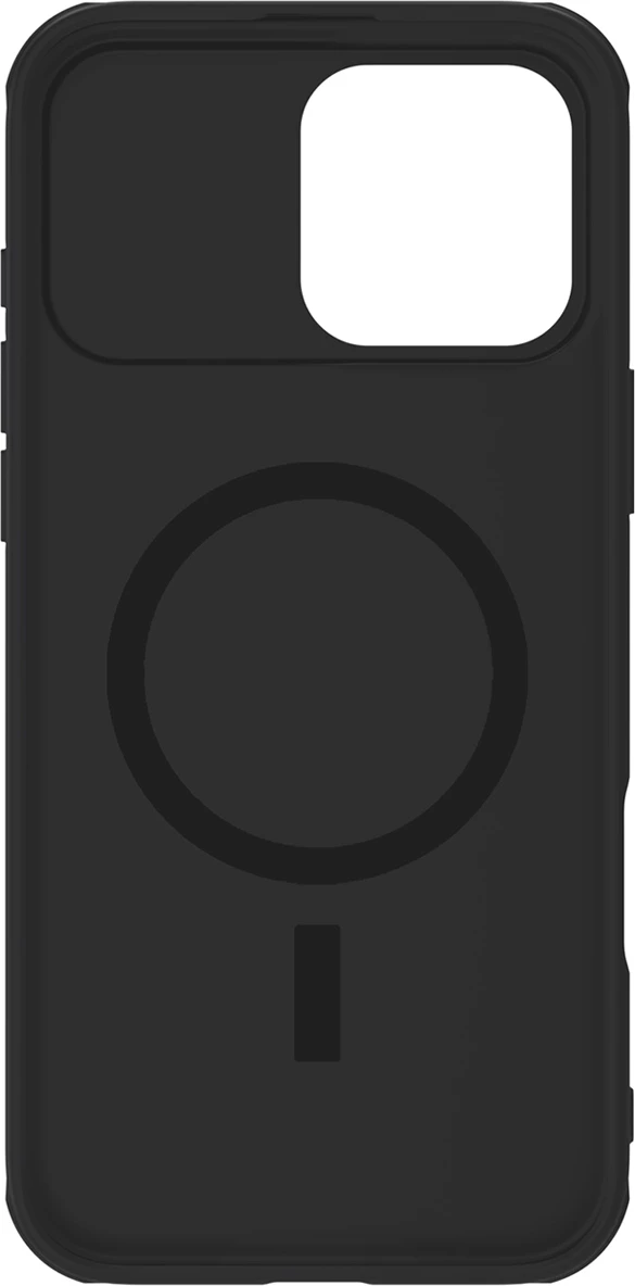 Mbështjellës Nillkin CamShield Pro për iPhone 16 Pro Max, me mbulesë kamere, i zi