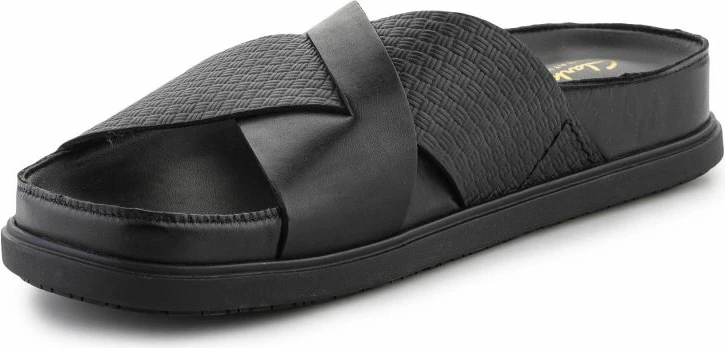 Sandale për meshkuj Clarks, të zeza [Madhësia: 43]