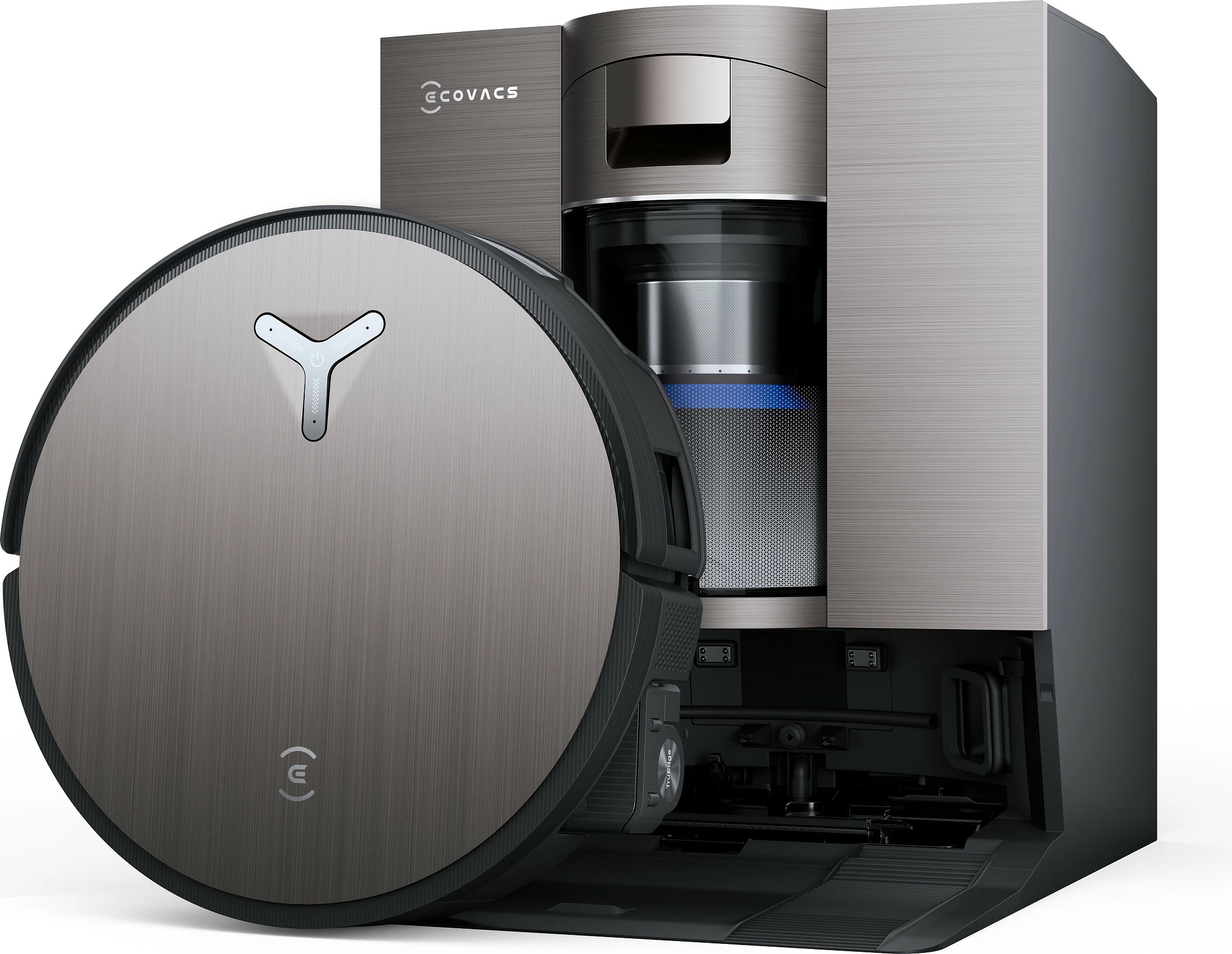 Robot fshesë-larës ECOVACS DEEBOT X11 OmniCyclone, me stacion pastrimi, i zi