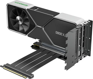 Riser kabllo PCIe 4.0 Xilence XZ107, për kasë Xilence X Case X912.ARGB, e zezë